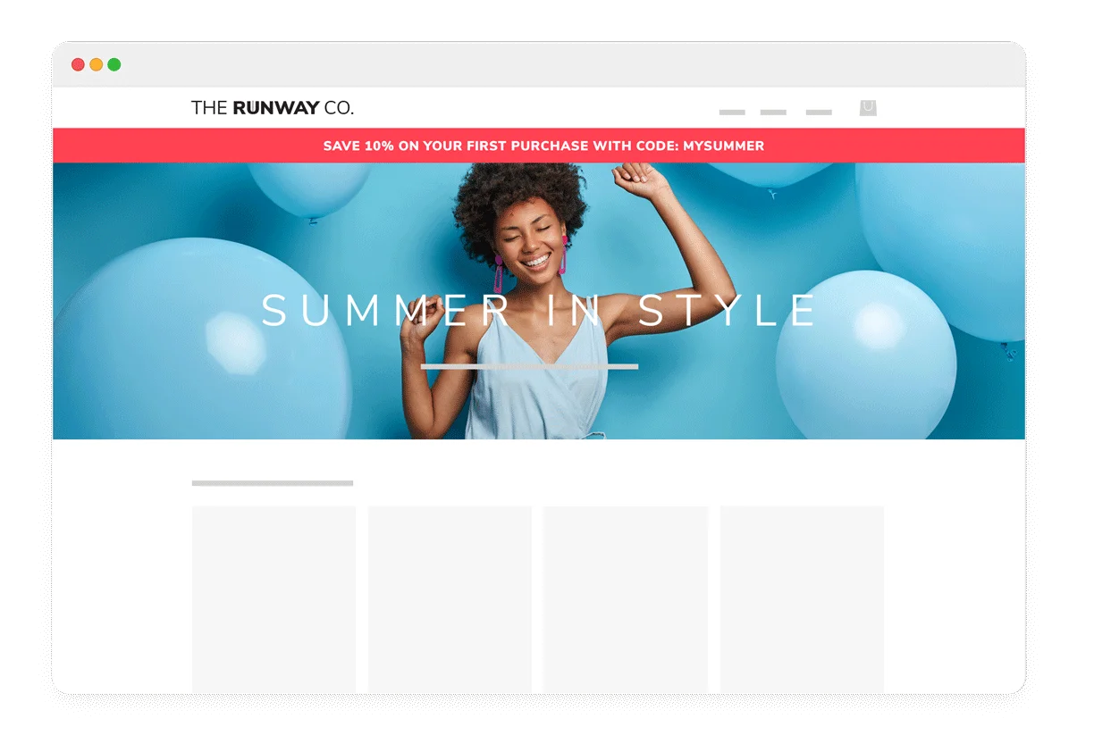 Promotional Banner Coupons